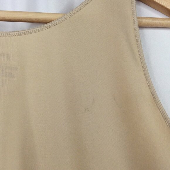 SPANX HIDE & SLEEK CRISSCROSS SLIMMING CAMI CAMISOLE SHAPEWEAR NUDE SIZE XL - Picture 6 of 7